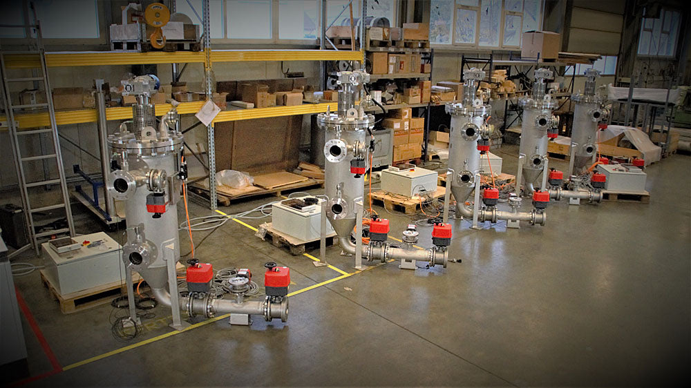 Intelligente Filter aus Edelstahl