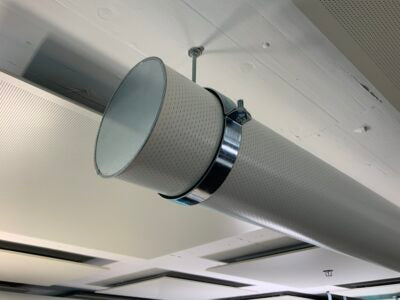 Lufteinführung mittels SonoPerf Rohren