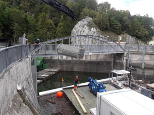 Hochleistungs Seiher Stausee