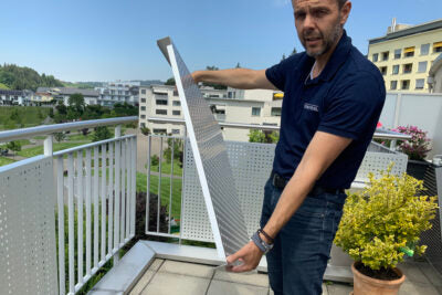 Sichtschutzblende für Balkone