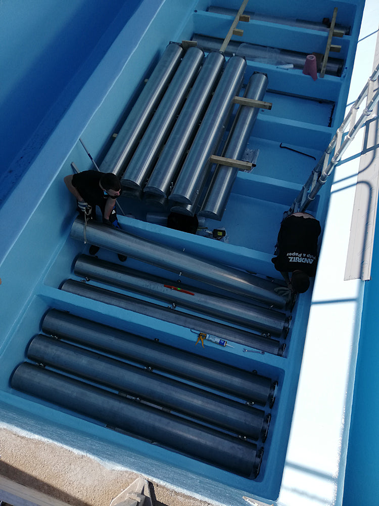 Drainagesysteme aus Edelstahl für MV Stufen