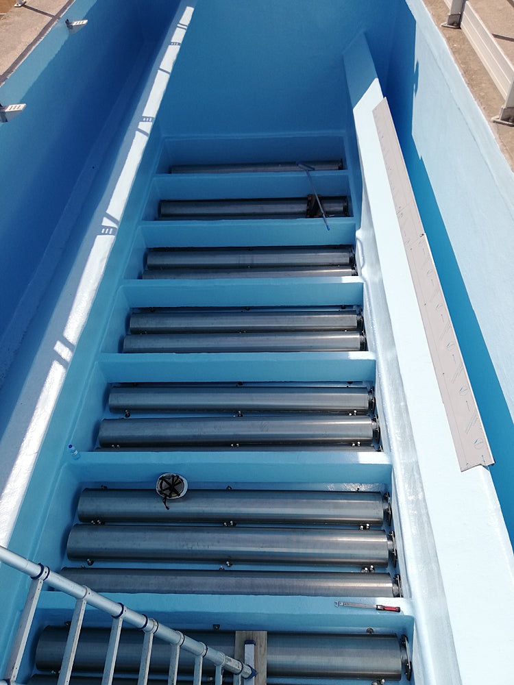 Drainagesysteme aus Edelstahl für MV Stufen